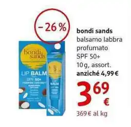 dm drogerie markt bondi sands balsamo labbra profumato SPF 50+ offerta