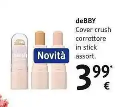 dm drogerie markt deBBY Cover crush correttore in stick offerta