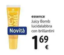 dm drogerie markt essence Juicy Bomb lucidalabbra con brillantini offerta