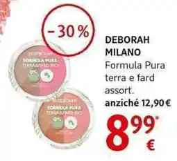 dm drogerie markt DEBORAH MILANO Formula Pura terra e fard offerta