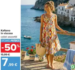 Carrefour Kaftano in viscosa offerta
