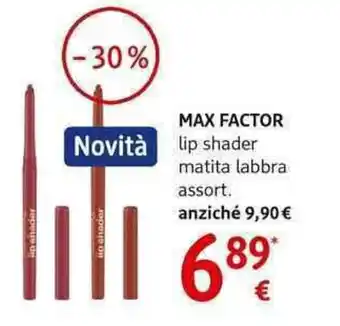 MAX FACTOR shader matita labbra