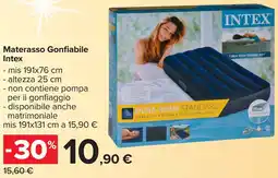 Carrefour Materasso Gonfiabile Intex offerta