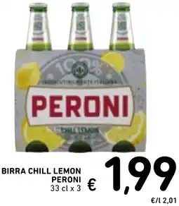 Spazio Conad Birra chill lemon PERONI offerta