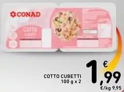 Spazio Conad Cotto cubetti CONAD offerta
