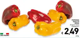 Spazio Conad Peperoni gialli o rossi offerta