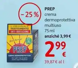 dm drogerie markt PREP crema dermoprotettiva multiuso offerta