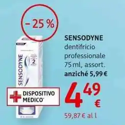 dm drogerie markt SENSODYNE dentifricio professionale offerta