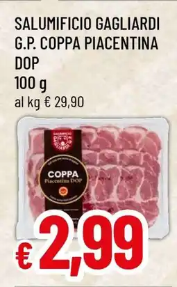 Famila SALUMIFICIO GAGLIARDI G.P. COPPA PIACENTINA DOP offerta