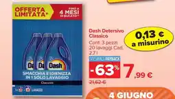 Carrefour Dash Detersivo Classico offerta