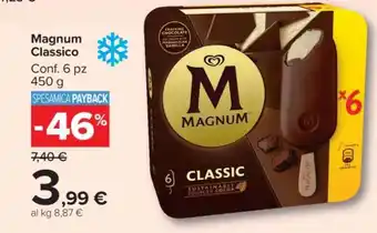 Carrefour Magnum Classico offerta