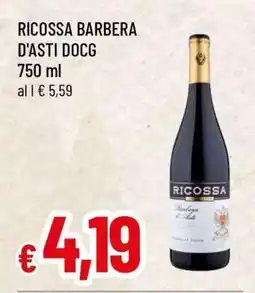 Famila RICOSSA BARBERA D'ASTI DOCG offerta