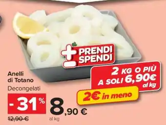 Carrefour ANELLI DI TOTANO offerta