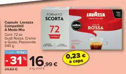 Carrefour Capsule Lavazza Compatibili A Modo Mio offerta