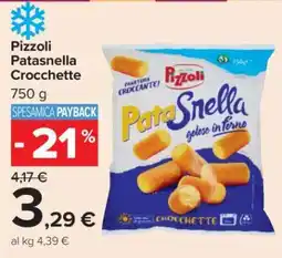 Carrefour Pizzoli Patasnella Crocchette offerta