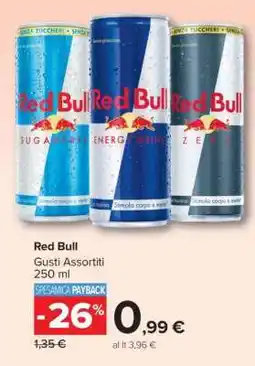 Carrefour Red Bull offerta
