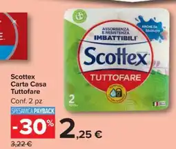 Carrefour Scottex Carta Casa Tuttofare offerta