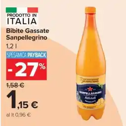 Carrefour Bibite Gassate Sanpellegrino offerta