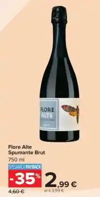 Carrefour Flore Alte Spumante Brut offerta