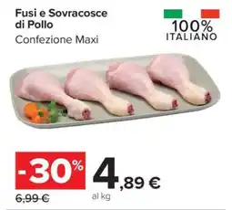 Carrefour Fusi E Sovracosce Di Pollo offerta