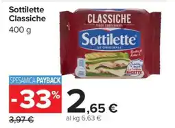 Carrefour Sottilette Classiche offerta