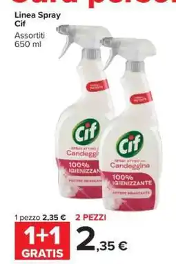 Carrefour Linea Spray Cif offerta