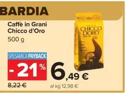 Carrefour Caffè in grani Chicco d’Oro offerta