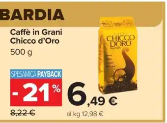 Carrefour Caffè in grani Chicco d’Oro offerta