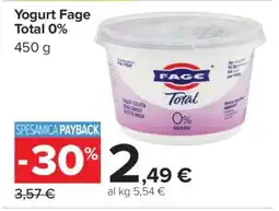 Carrefour Yogurt Fage Total 0% offerta