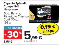 Carrefour Capsule Splendid Compatibili Nespresso offerta
