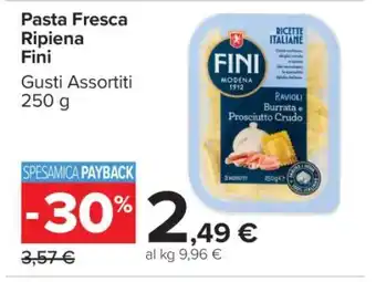 Carrefour Pasta Fresca Ripiena Fini offerta