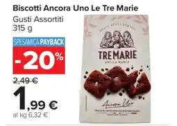 Carrefour Biscotti Ancora Uno Le Tre Marie offerta