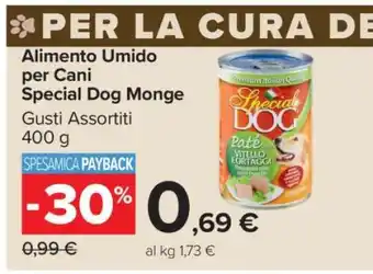 Carrefour Alimento Umido per Cani Special Dog Monge offerta