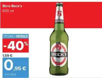 Carrefour Birra Beck's offerta