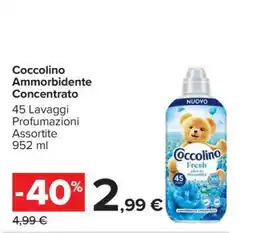 Carrefour COCCOLINO AMMORBIDENTE CONCENTRATO offerta
