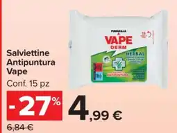 Carrefour Salviettine Antipuntura Vape offerta