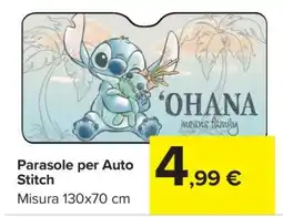 Carrefour Parasole per Auto Stitch offerta