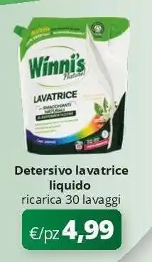 Acqua & Sapone Winni's Naturel Detersivo lavatrice liquido offerta