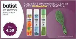 Acqua & Sapone batist DRY SHAMPOO offerta