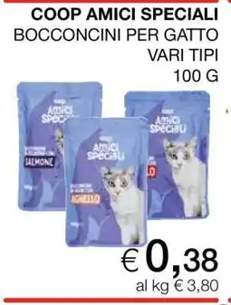 Coop COOP AMICI SPECIALI BOCCONCINI PER GATTO offerta