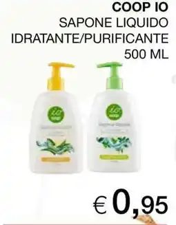 Coop COOP IO Sapone Liquido Idratante/Purificante 500 ml offerta