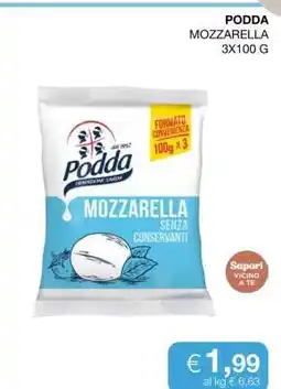 Coop PODDA MOZZARELLA offerta