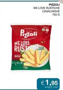 Coop PIZZOLI WE LOVE RUSTICHE CASALINGHE 750 G offerta