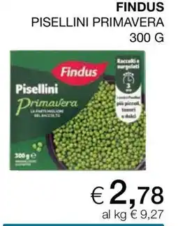 Coop FINDUS PISELLINI PRIMAVERA 300 G offerta