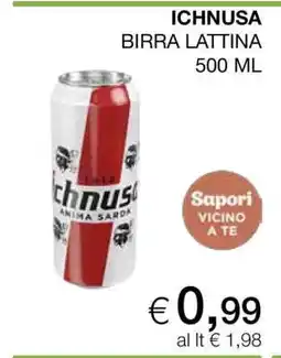 Coop ICHNUSA BIRRA LATTINA offerta