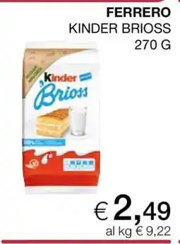 Coop Ferrero Kinder Brioss offerta