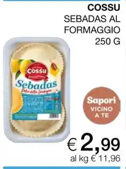 Coop COSSU Sebadas al Formaggio offerta