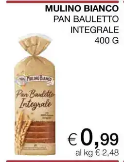 Coop MULINO BIANCO Pan Bauletto integrale offerta
