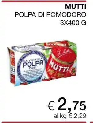 Coop Mutti Polpa di pomodoro offerta