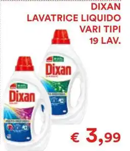 Coop Dixan Lavatrici Liquido offerta